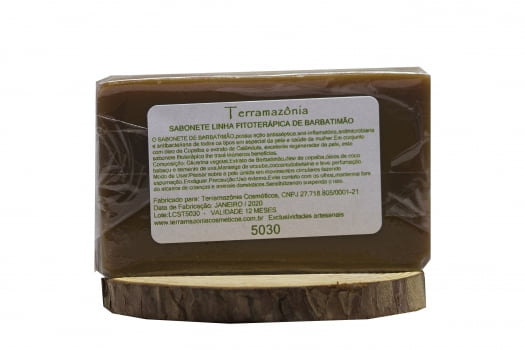 Sabonete Fitoterápico Natural de Barbatimão 120g